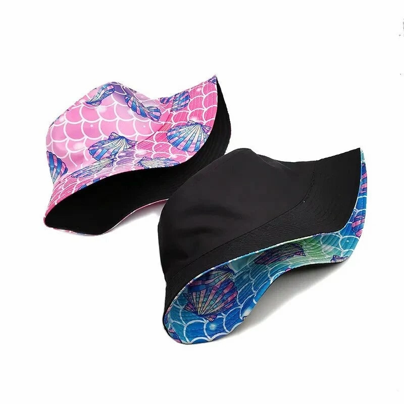 Ocean Shells Reversible Bucket Hat