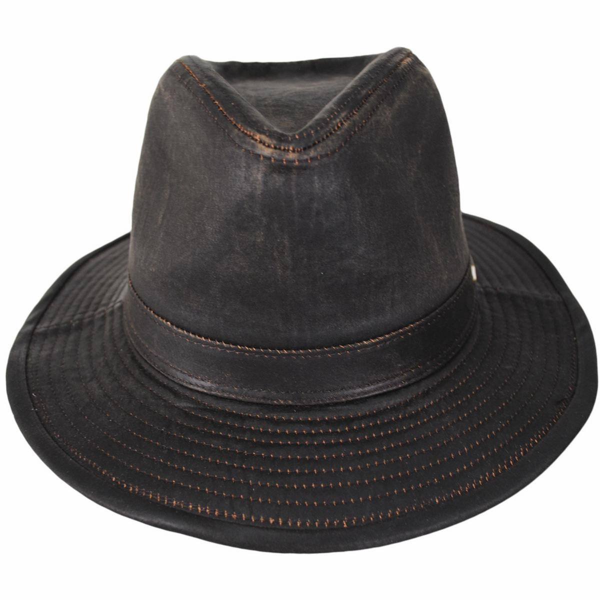 Officially Licensed Weathered Cotton Safari Fedora Hat