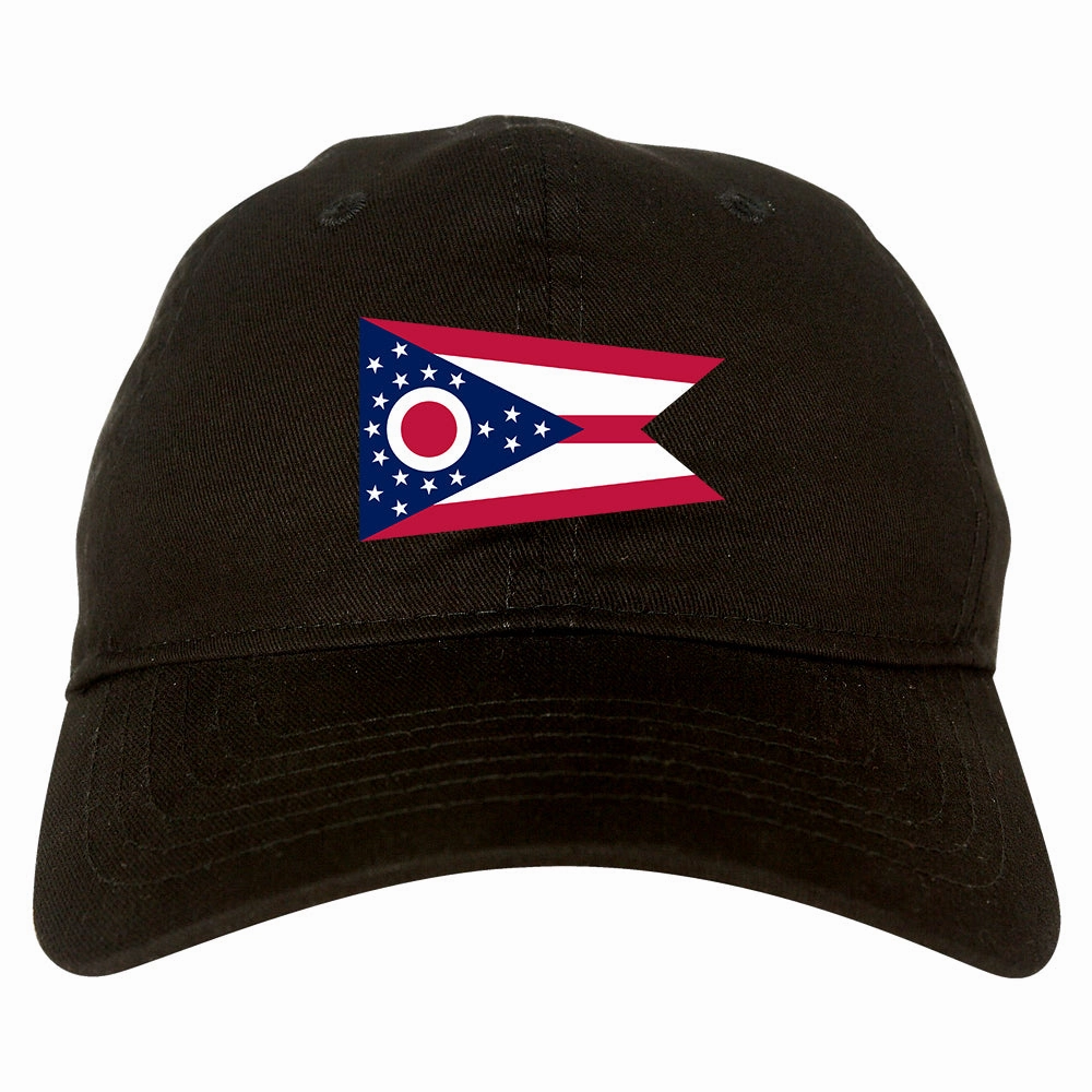 Ohio State Flag OH Chest Mens Dad Hat