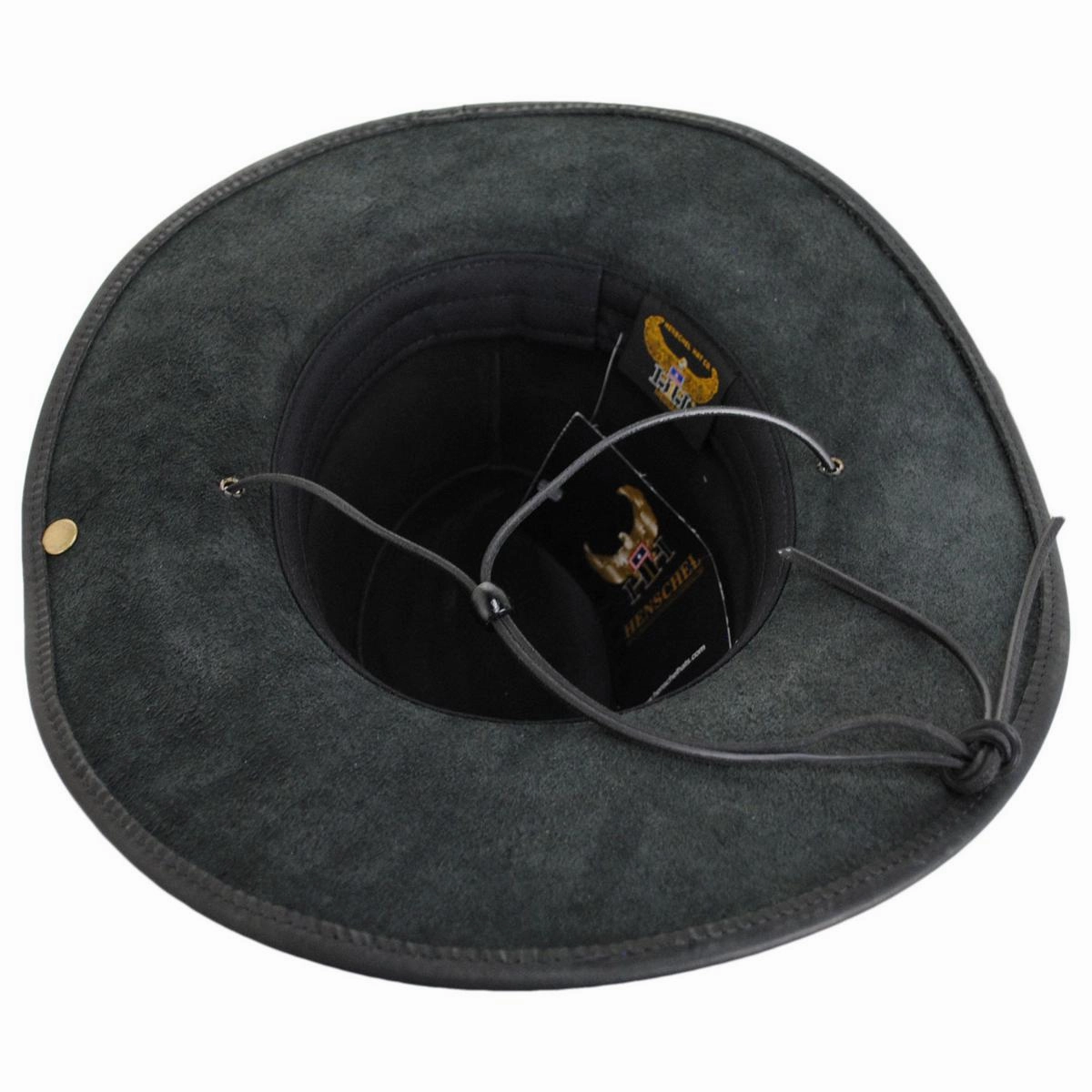 Oiled Leather Aussie Fedora Hat