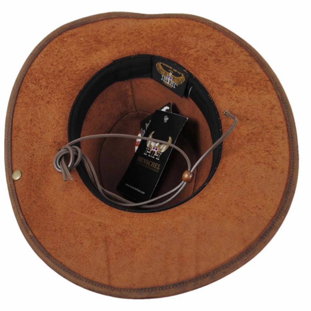 Oiled Leather Aussie Fedora Hat