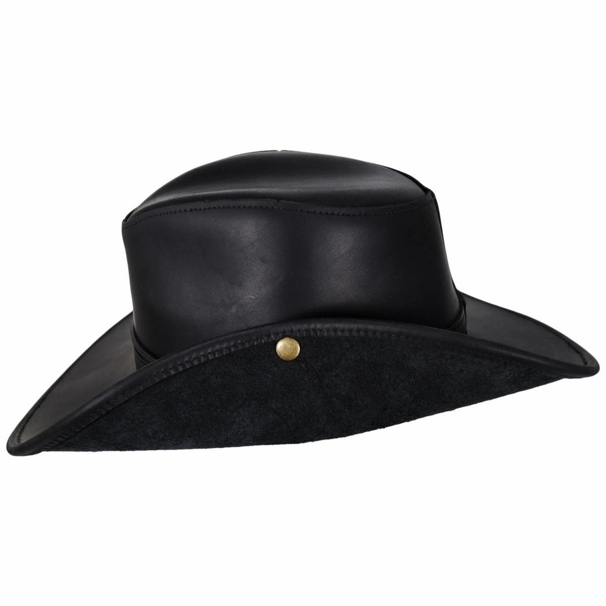 Oiled Leather Aussie Fedora Hat