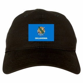 Oklahoma State Flag OK Chest Mens Dad Hat
