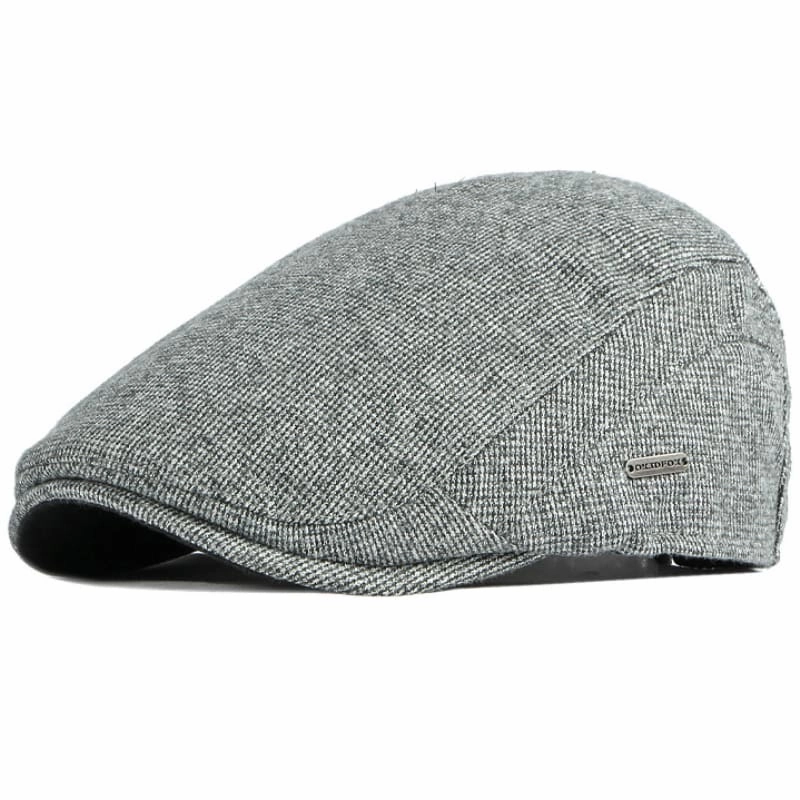 OKSDFOX Plain Cotton Flat Cap