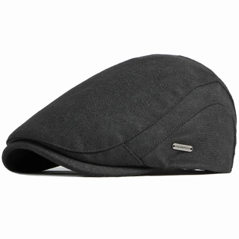 OKSDFOX Plain Cotton Flat Cap