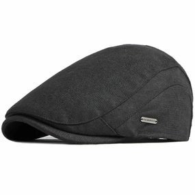 OKSDFOX Plain Cotton Flat Cap