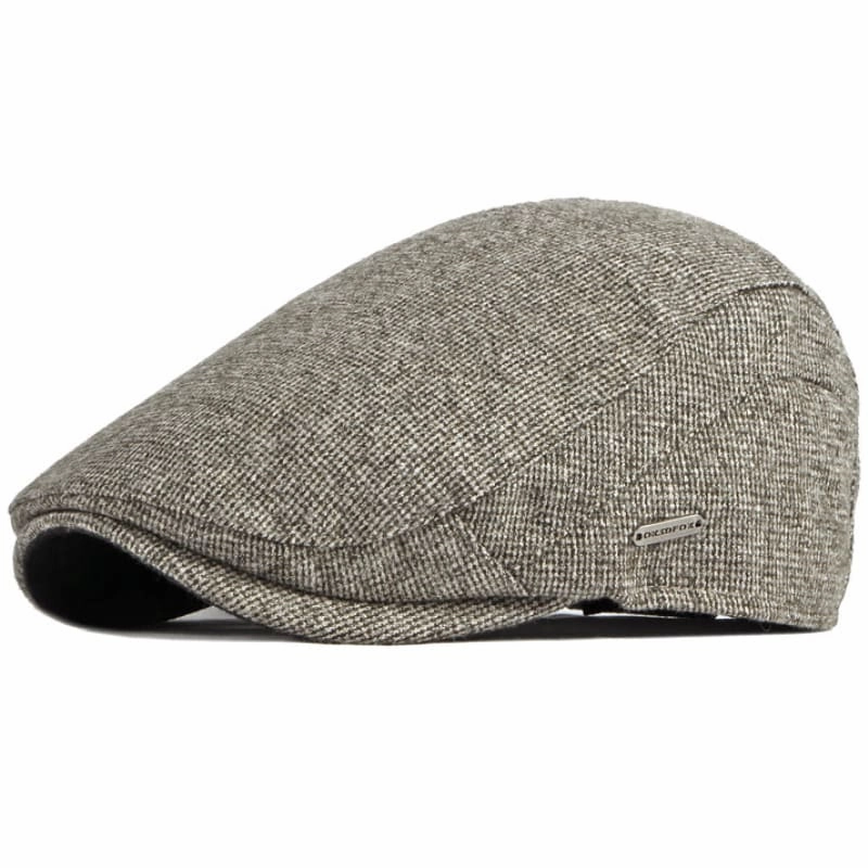 OKSDFOX Plain Cotton Flat Cap