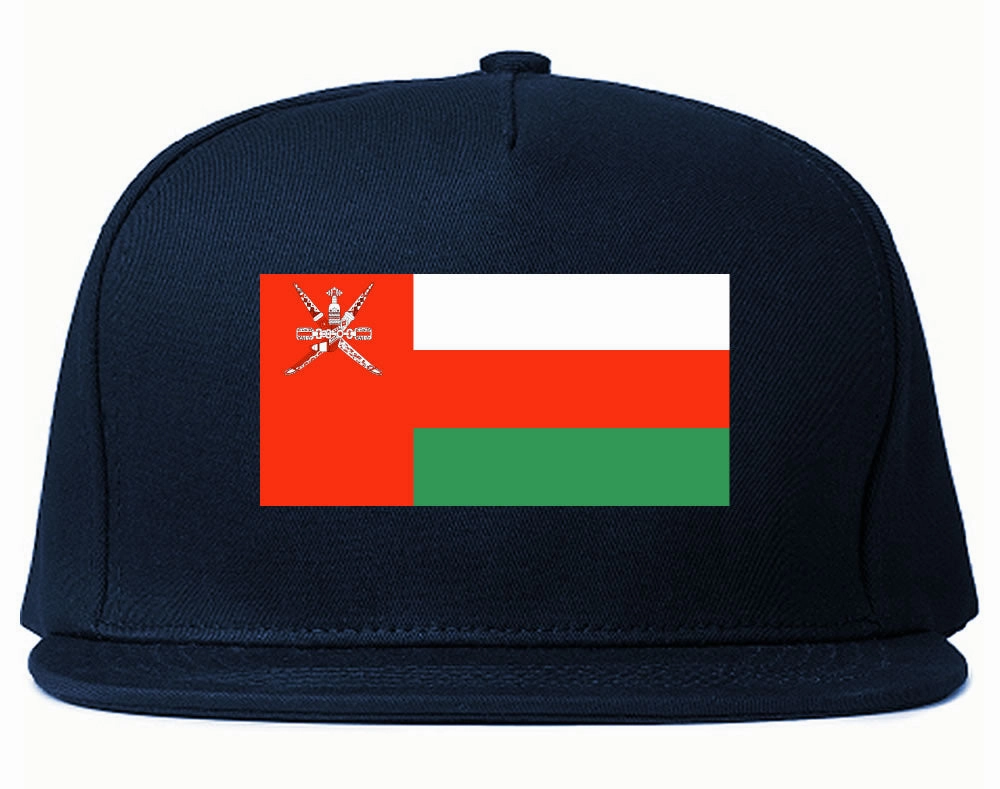 Oman Flag Country Printed Snapback Hat Cap