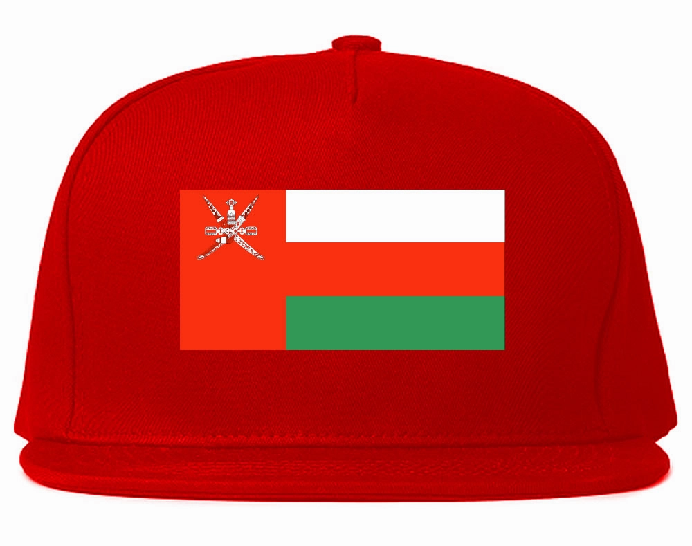 Oman Flag Country Printed Snapback Hat Cap