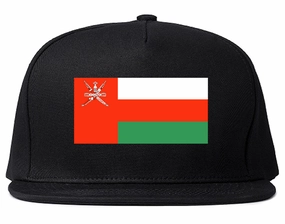 Oman Flag Country Printed Snapback Hat Cap