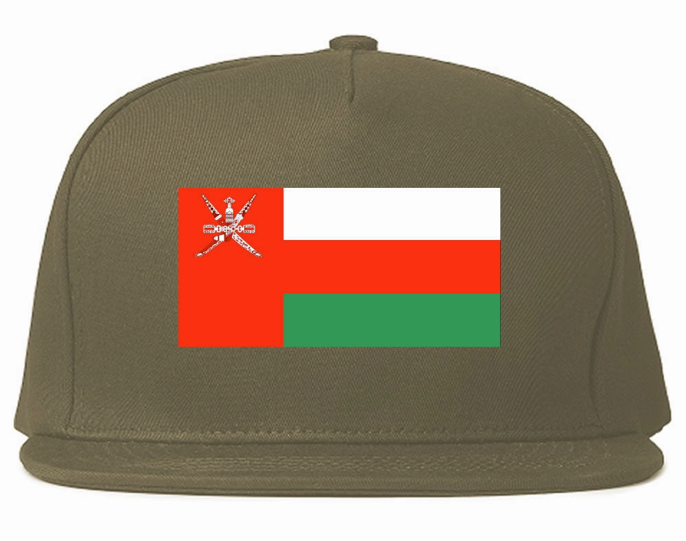 Oman Flag Country Printed Snapback Hat Cap