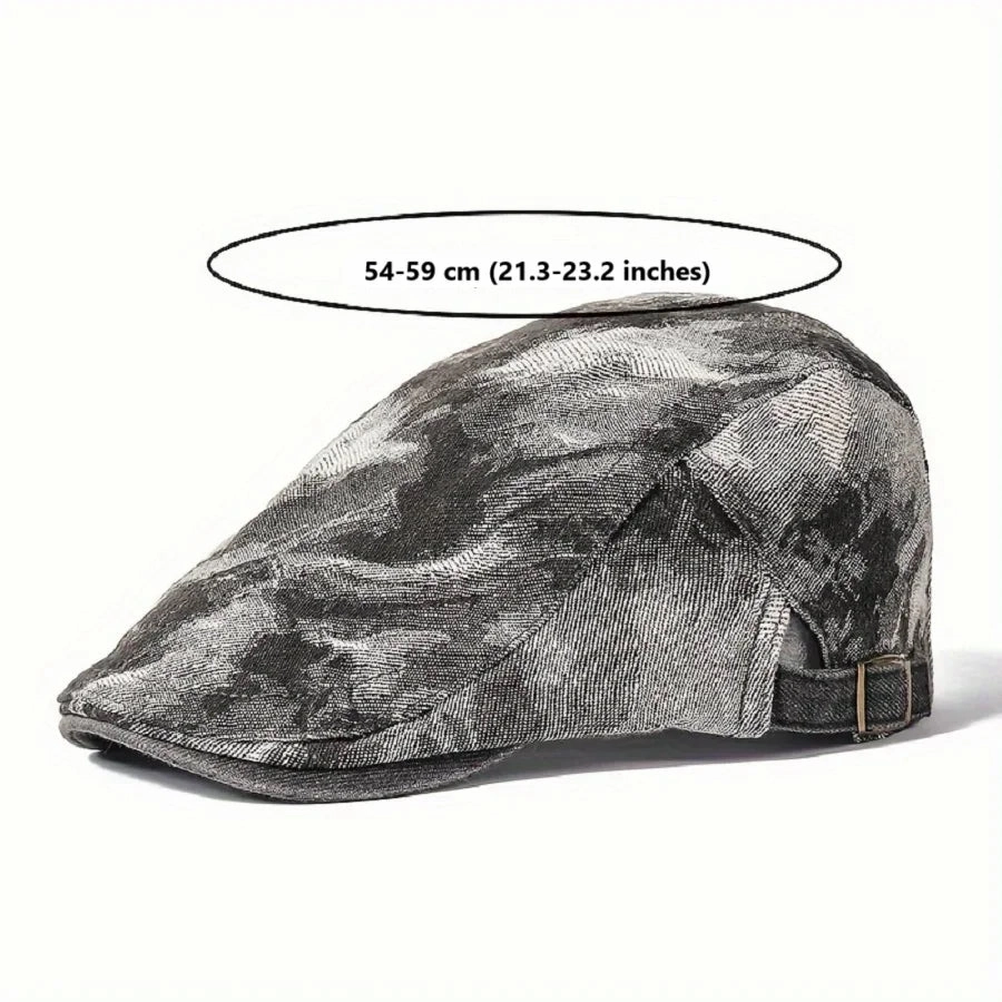 Omeya Denim Flat Cap