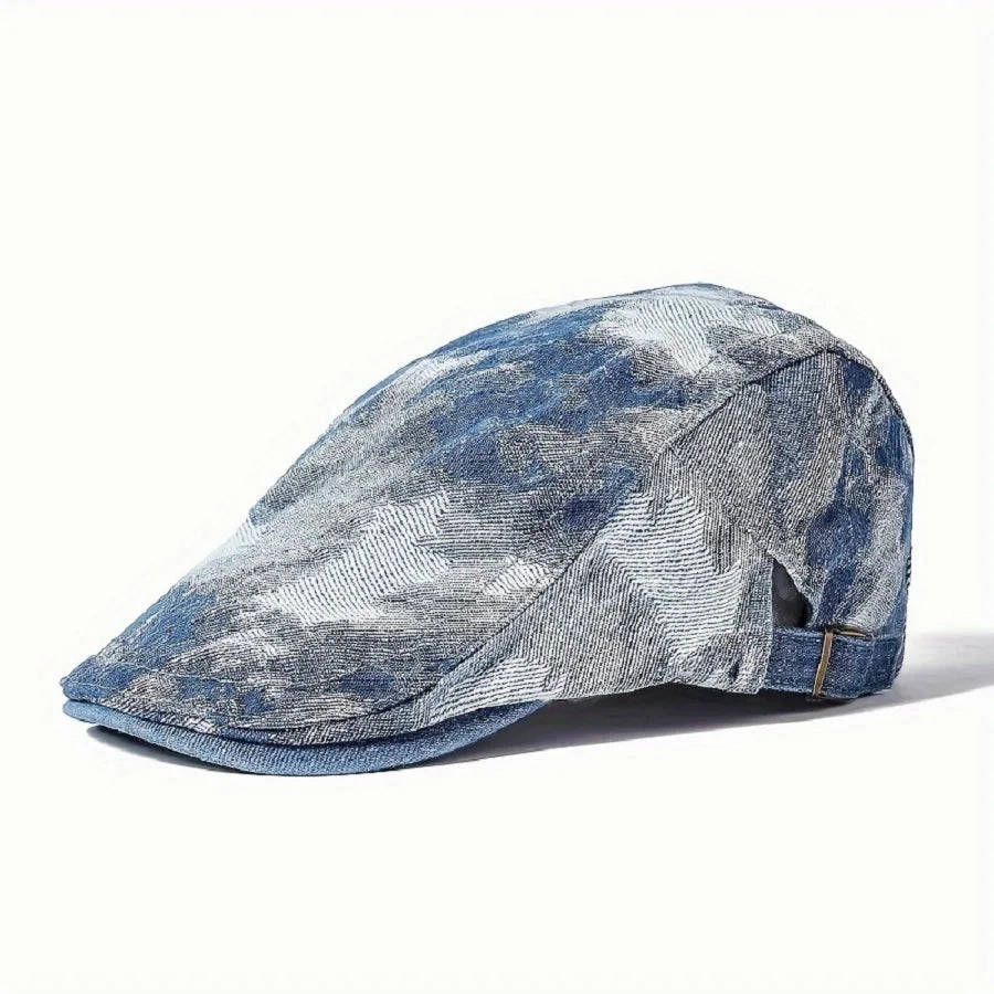 Omeya Denim Flat Cap