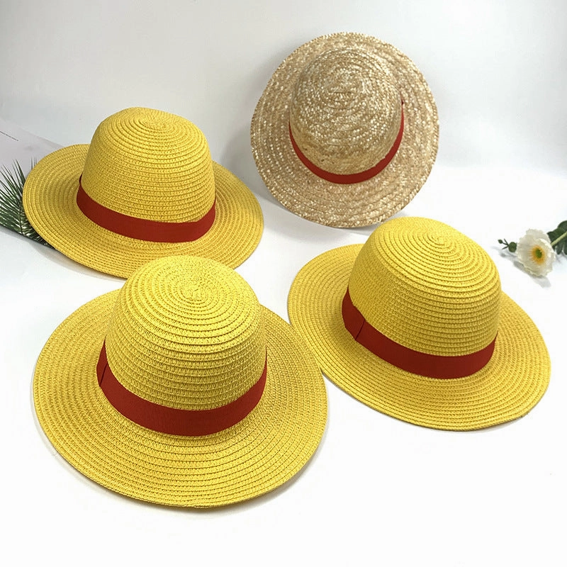 One Piece Luffy Straw Hat COSPLAY Parent-Child UV Protection