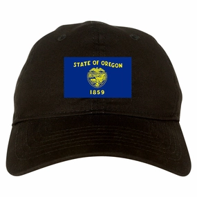 Oregon State Flag OR Chest Mens Dad Hat