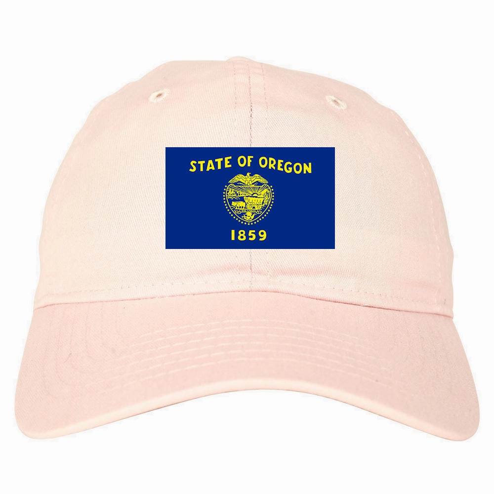 Oregon State Flag OR Chest Mens Dad Hat