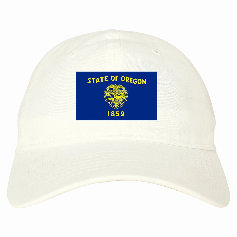 Oregon State Flag OR Chest Mens Dad Hat