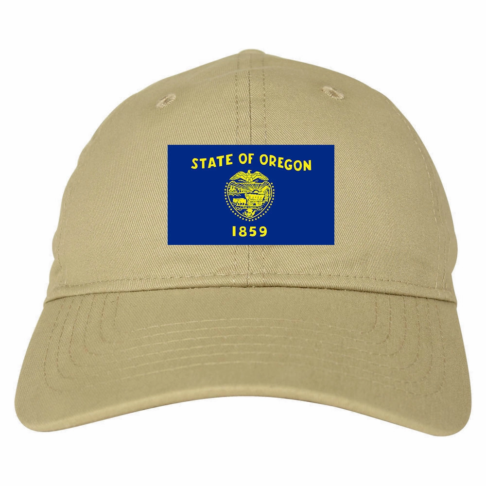 Oregon State Flag OR Chest Mens Dad Hat