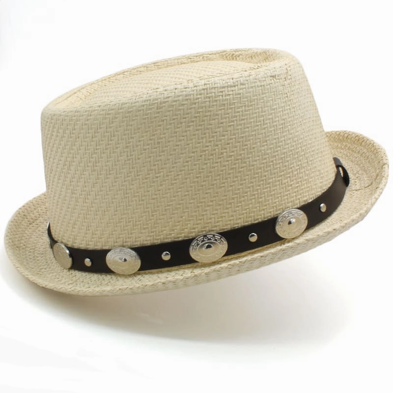 Orleans Summer Straw Porkpie Hat