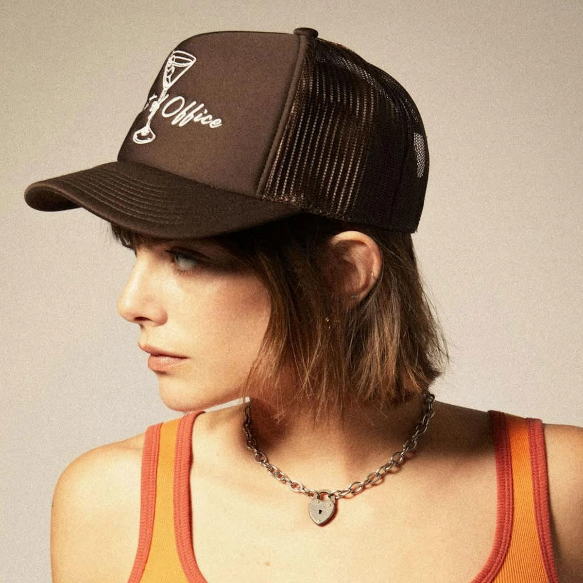Out of Office Foam and Mesh Trucker Snapback Baseball Cap