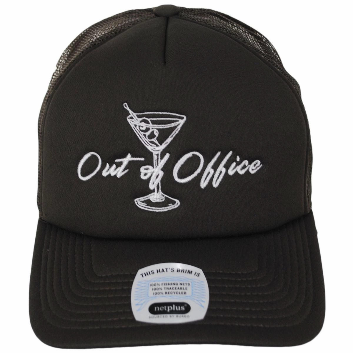 Out of Office Foam and Mesh Trucker Snapback Baseball Cap