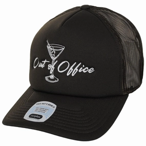 Out of Office Foam and Mesh Trucker Snapback Baseball Cap
