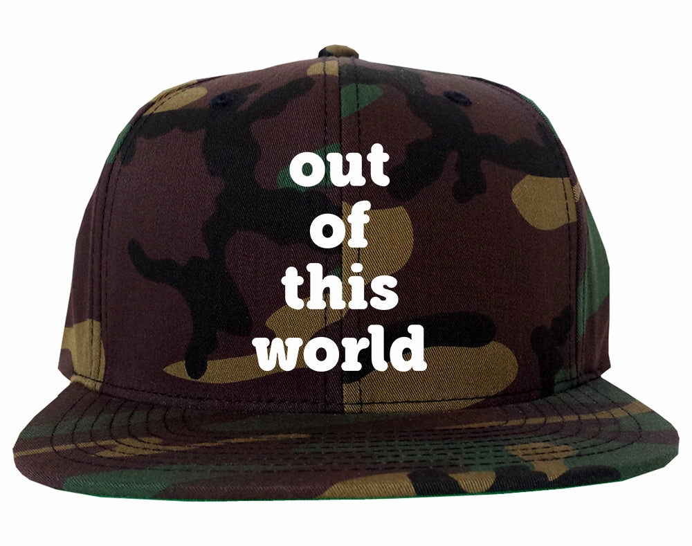Out Of This World Space Galaxy Mens Snapback Hat