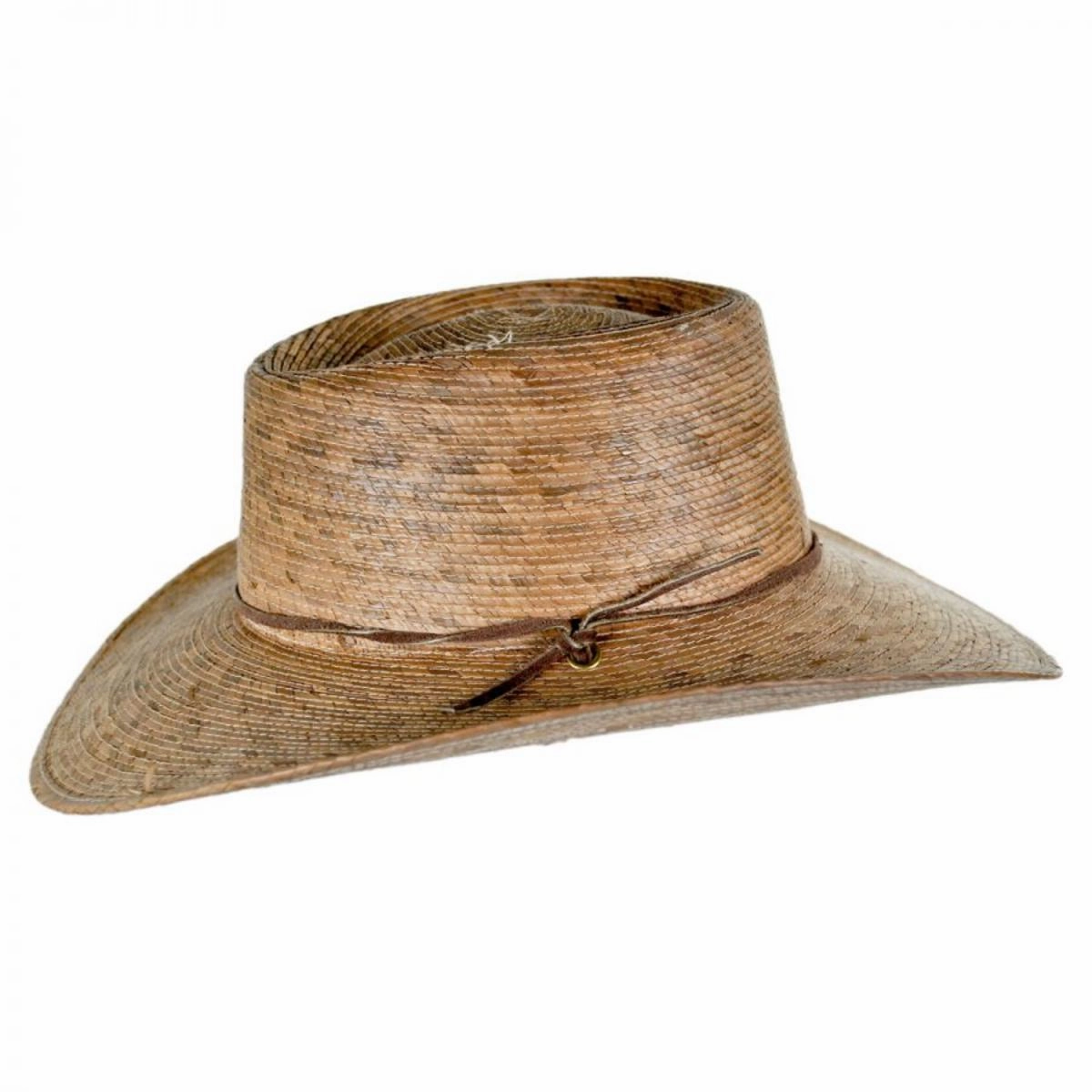 Outback Palm Straw Hat with Chincord