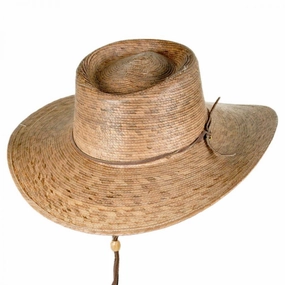 Outback Palm Straw Hat with Chincord