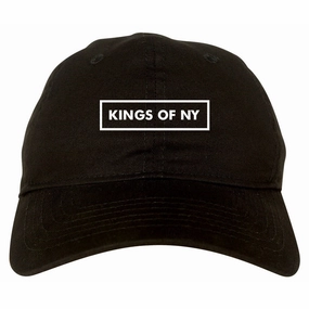 Outline Box Logo Football Dad Hat Cap