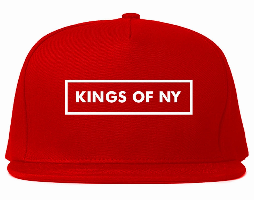 Outline Box Logo Football Snapback Hat Cap