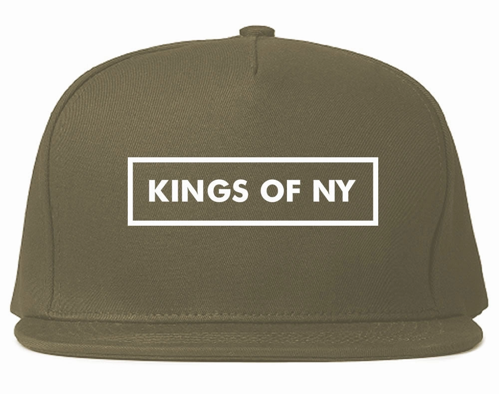 Outline Box Logo Football Snapback Hat Cap