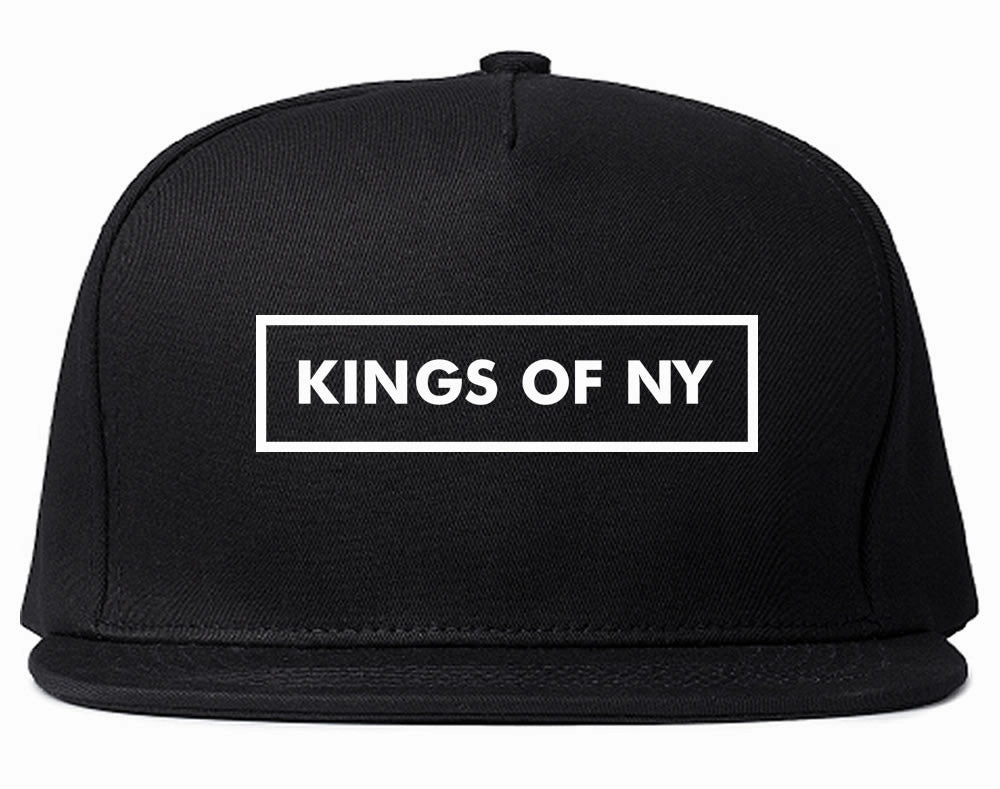 Outline Box Logo Football Snapback Hat Cap