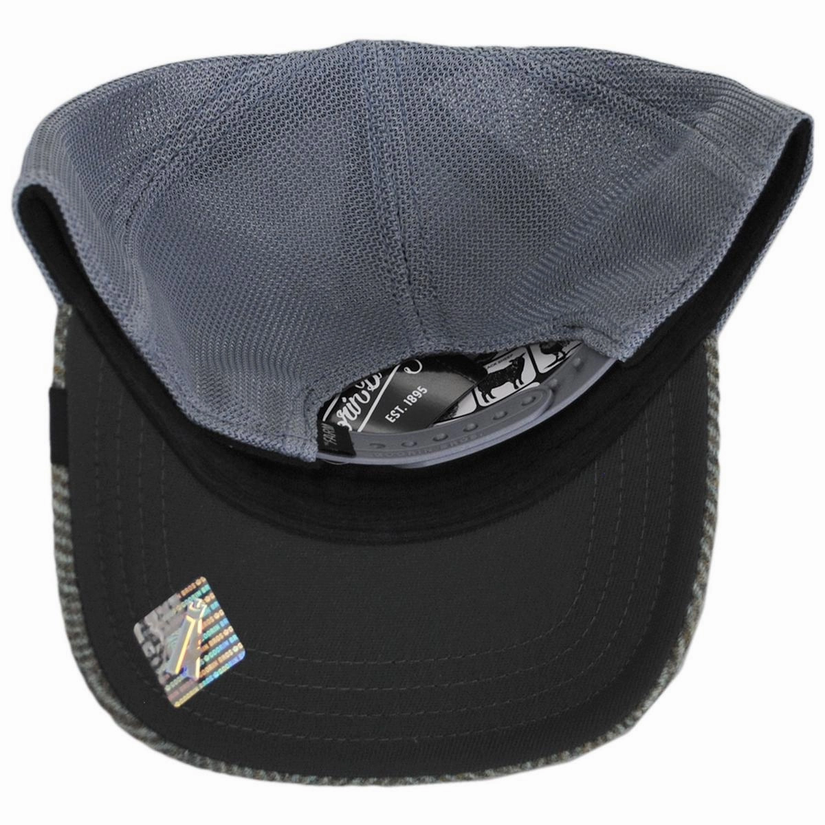 Owl British Plaid Mesh Trucker Snapback Baseball Cap
