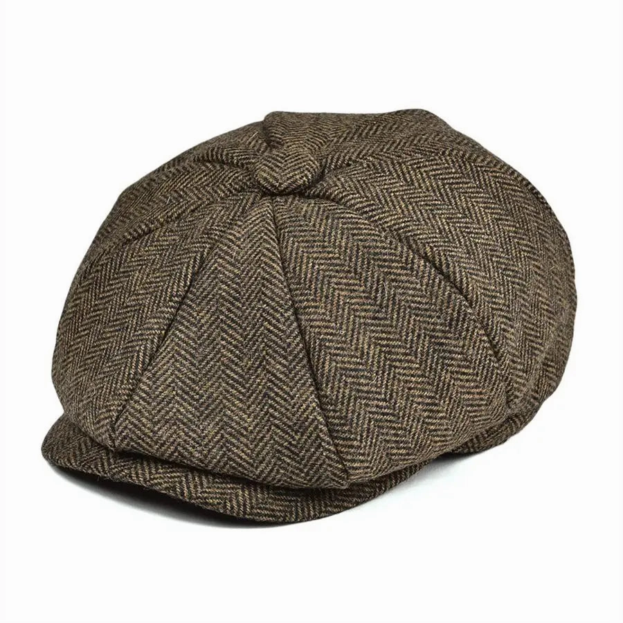 Oxford Kids Tweed Wool Newsboy Cap