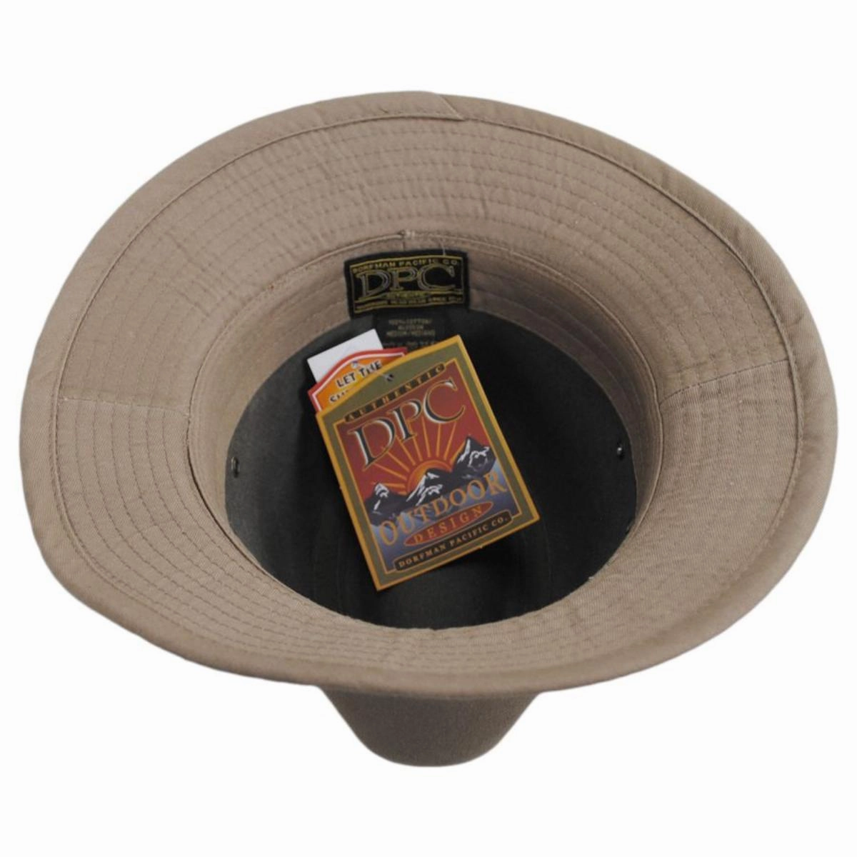 Packable Cotton Twill Safari Fedora Hat