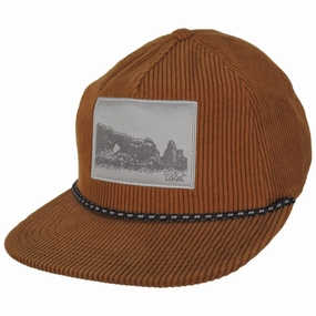 Packsaddle Corduroy Snapback Baseball Cap