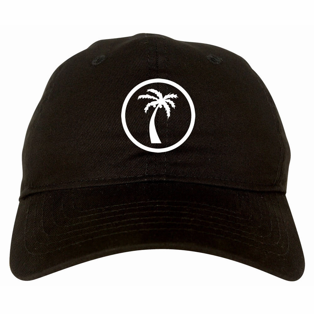 Palm Tree Chest Logo Dad Hat Cap