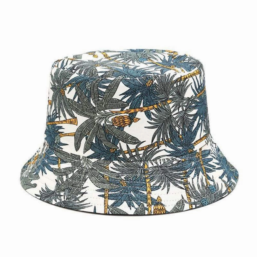 Palm Trees Reversible Bucket Hat