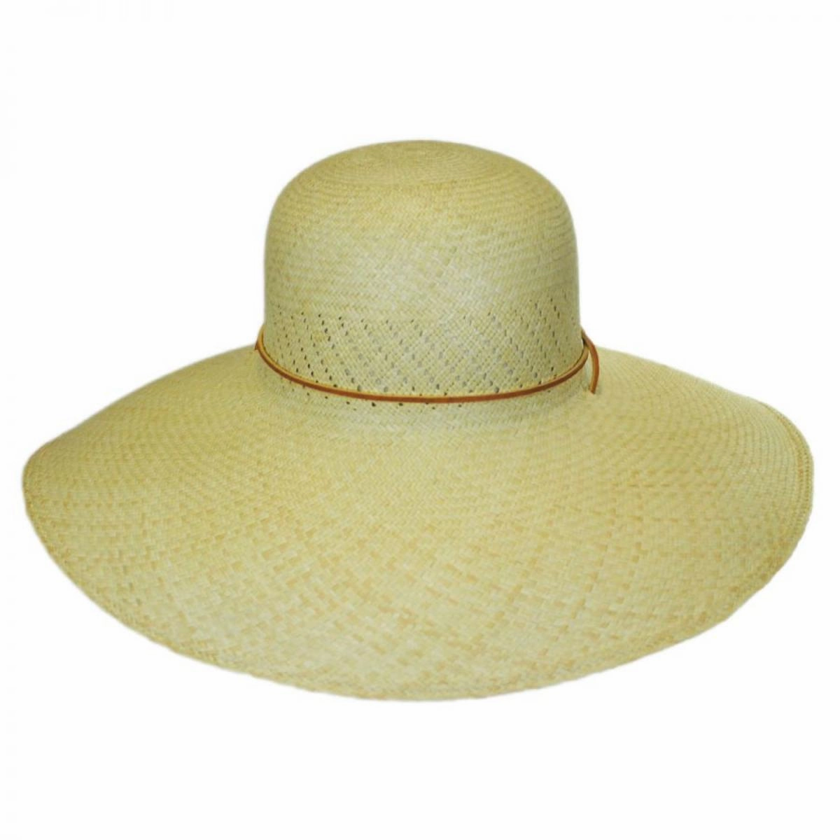 Panama Straw Wide Brim Hat