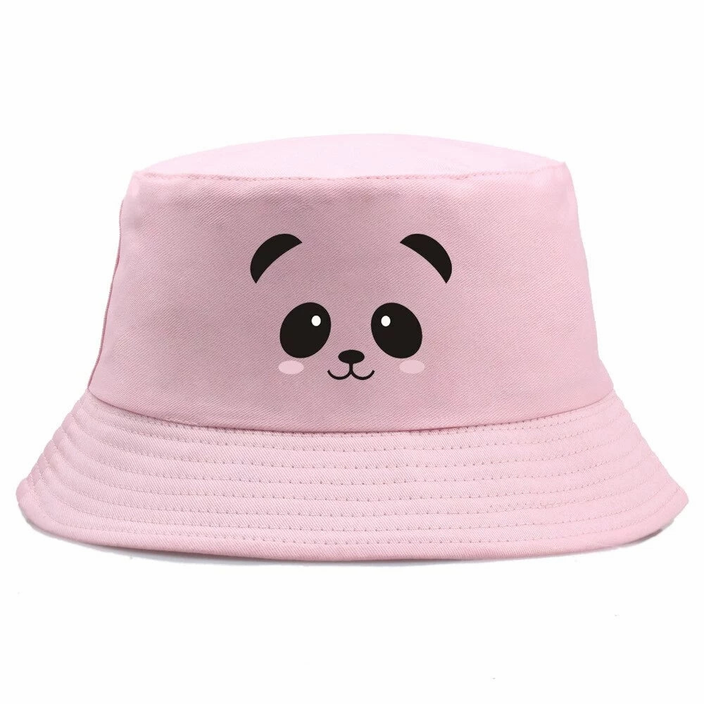 Panda Bear Cotton Bucket Hat