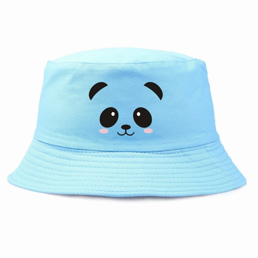 Panda Bear Cotton Bucket Hat