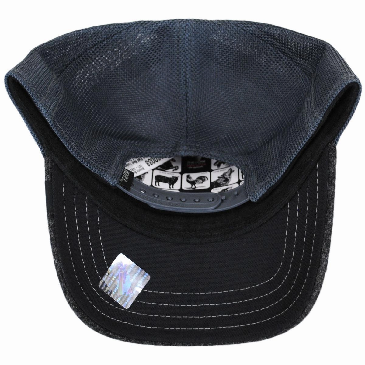 Panther British Plaid Mesh Trucker Snapback Baseball Cap