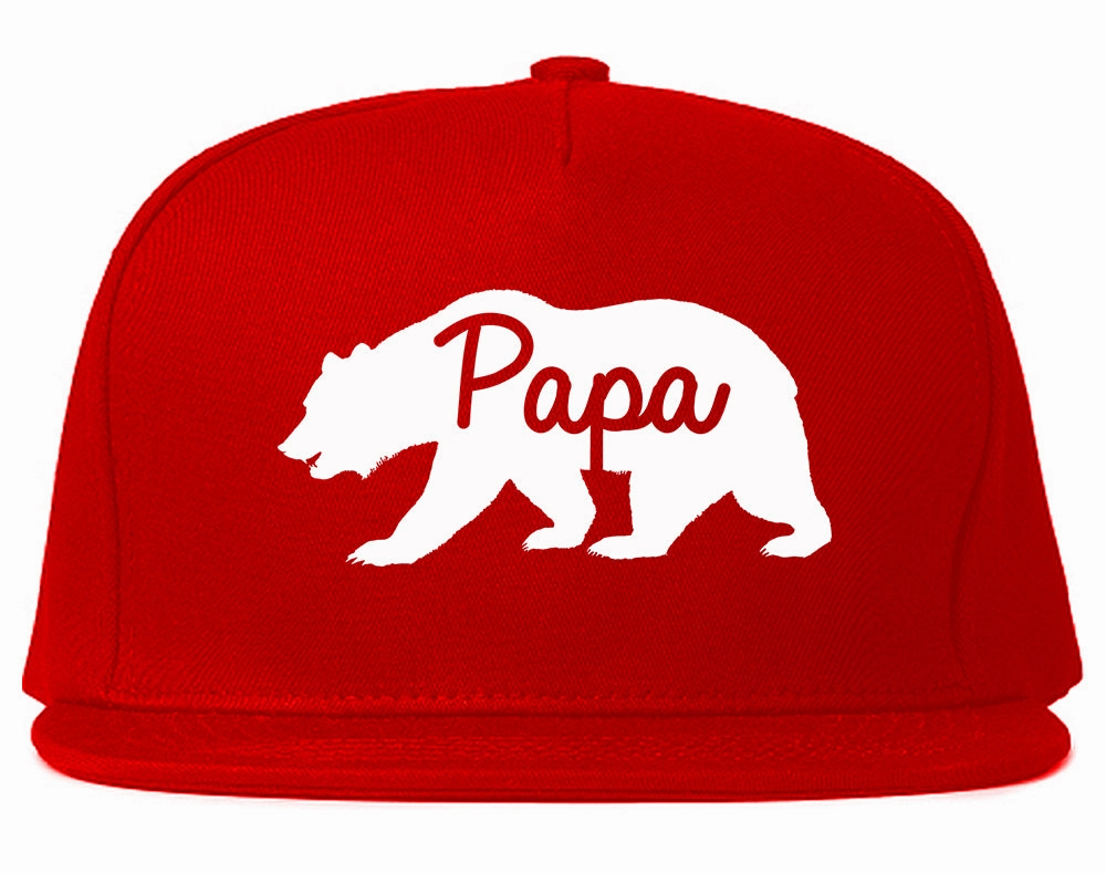 Papa Bear Mens Snapback Hat