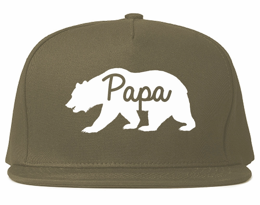 Papa Bear Mens Snapback Hat