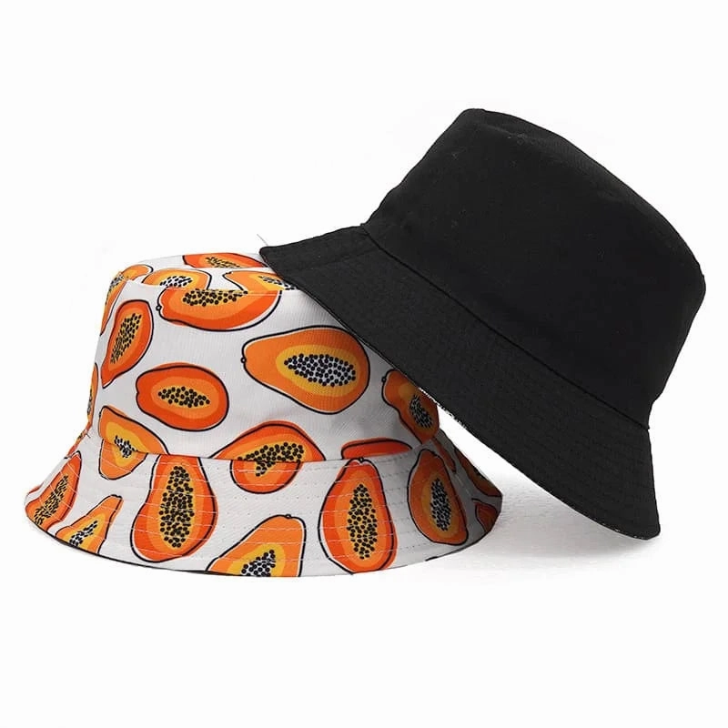 Papaya Reversible Bucket Hat