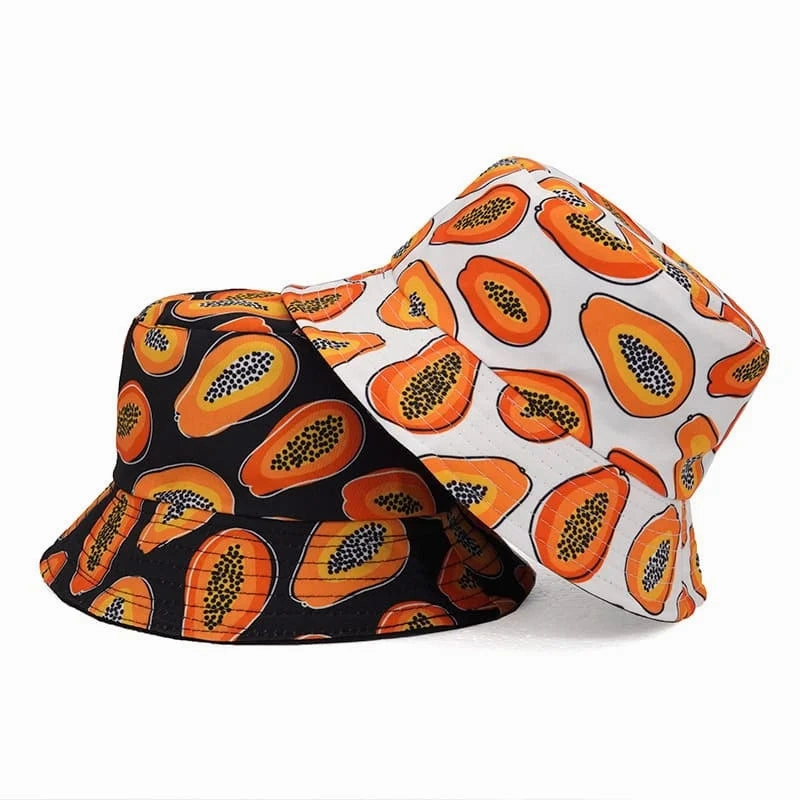 Papaya Reversible Bucket Hat