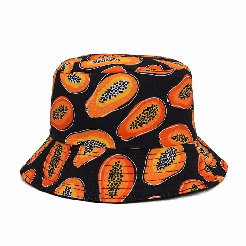Papaya Reversible Bucket Hat