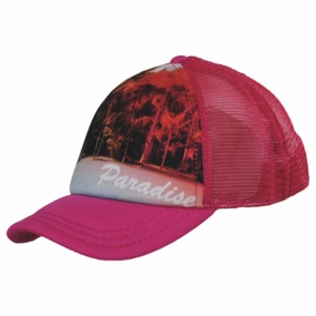 Paradise Foam Mesh Snapback Trucker Cap