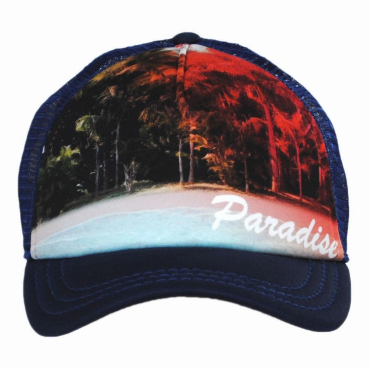Paradise Foam Mesh Snapback Trucker Cap